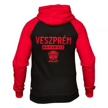 Full-Zip Hooded sweatshirt - red/black